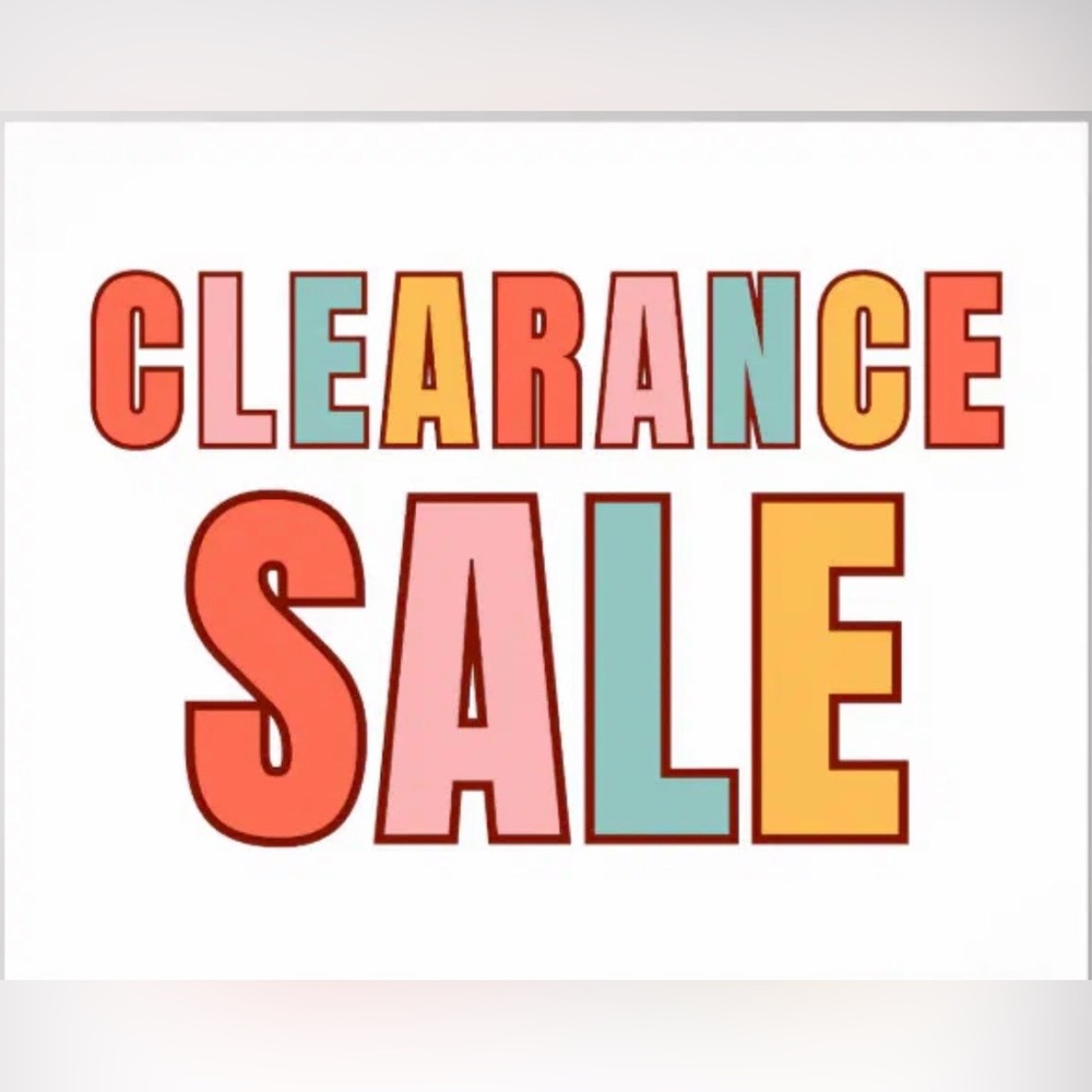Everything must go!